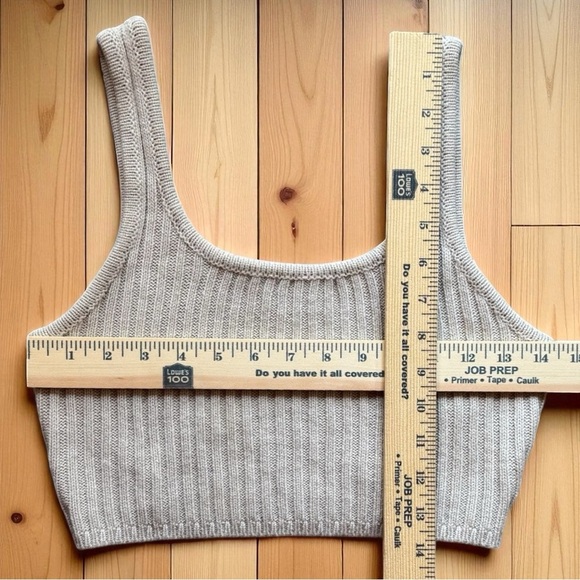 SABO Ribbed Knit Crop Tank Top – Size S (AUS 8 / USA 4) - Picture 7 of 8